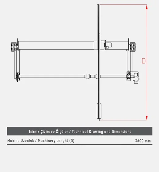 RC11 Balta Kesim Makinesi - Teknik Çizim 2