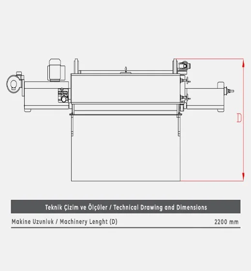 PR11 Profil Kesim Makinesi - Teknik Çizim 2
